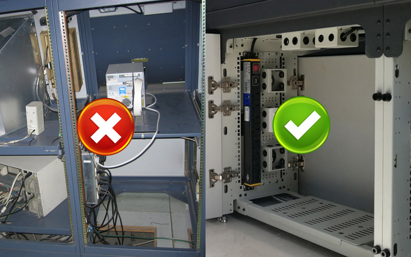 監(jiān)控操作臺(tái)線(xiàn)纜管理系統(tǒng)對(duì)比圖