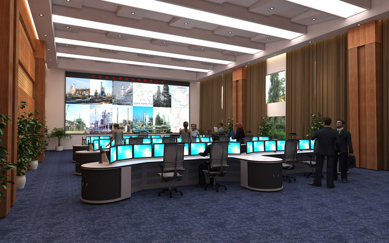 監(jiān)控室操作臺效果圖片